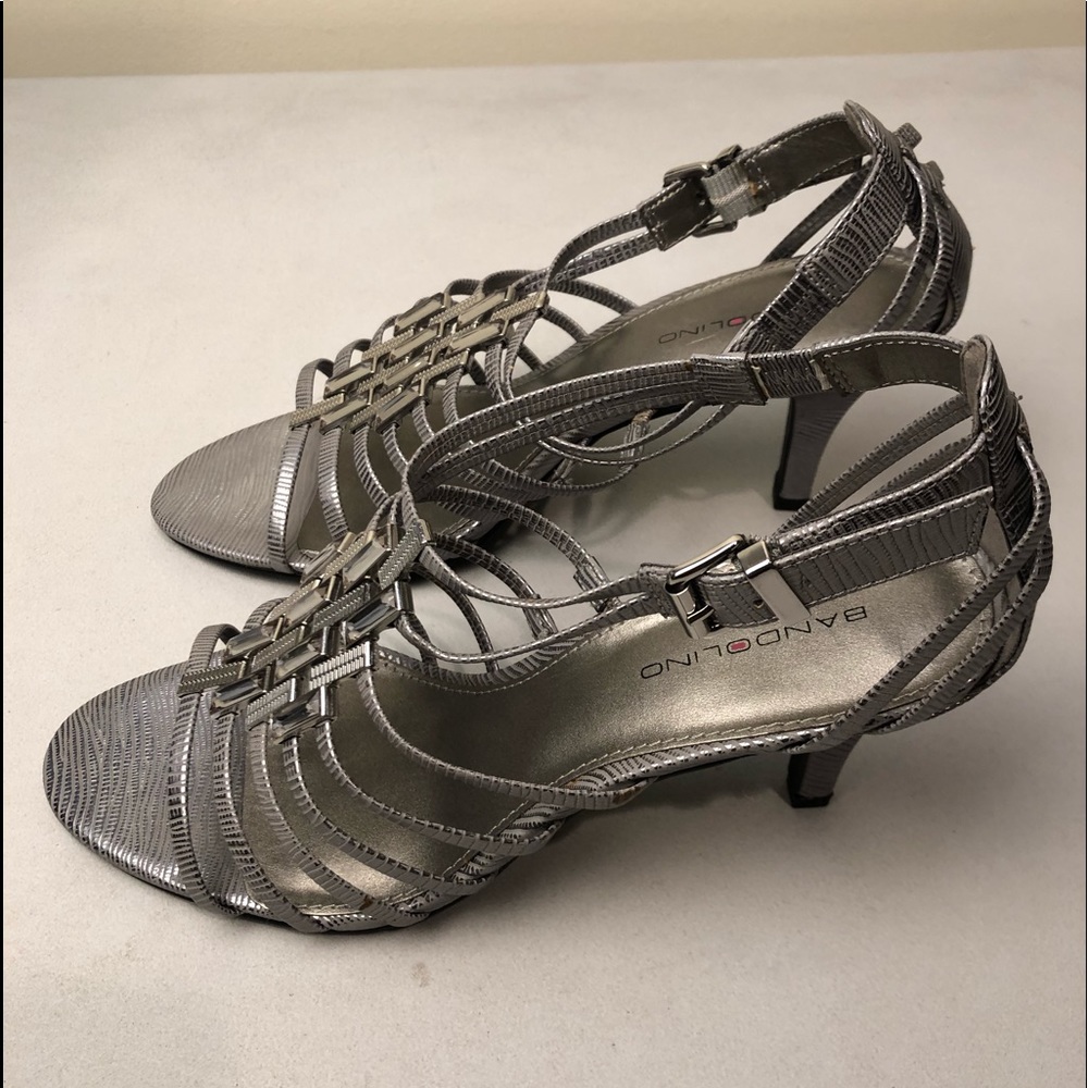 Silver Sandolino Shoes